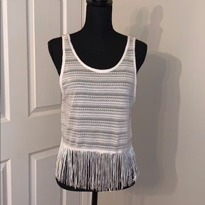 H&M Crochet Top w/ Fringe